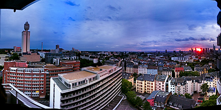 Frankfurt Sonnenuntergang